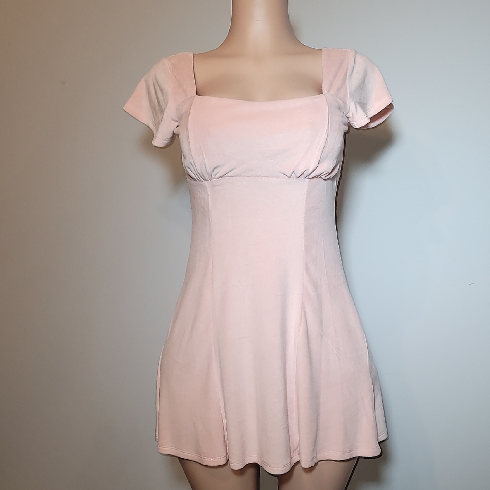 Planet Gold Blush Pink Dress